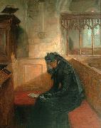Ralph Hedley The Widow painting